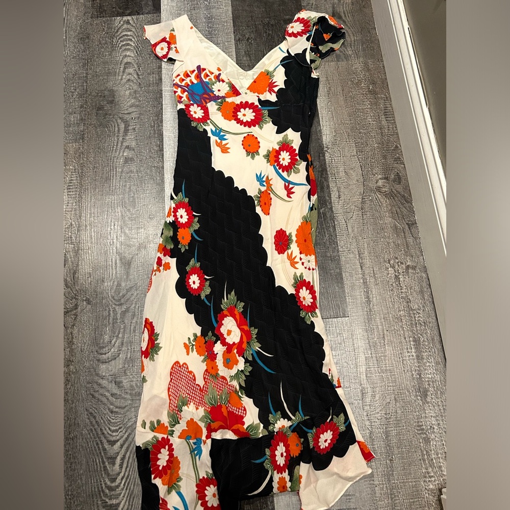 Sue Wong 100% silk dress - Picture 2 of 2